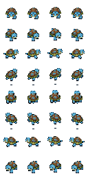 Brook Turtle pixel sprite